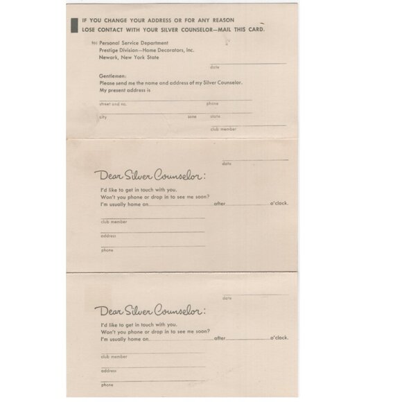 Vintage Book Silver Etiquette By Emily Post 1952 Related Paperwork Sales - Picture 12 of 13